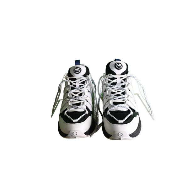 MICHAEL KORS Hero Leather and Mesh Trainer Sneakers Women's Size 11 - Picture 1 of 5